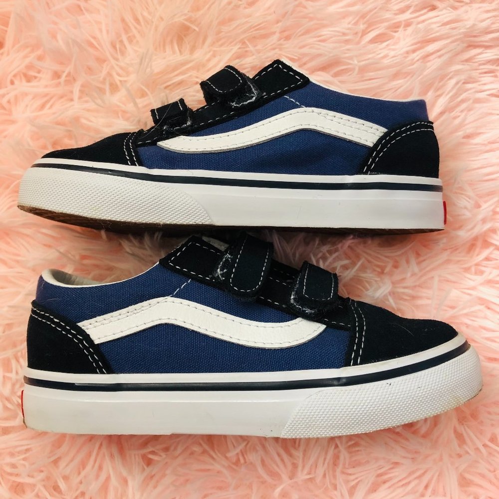 LIKE NEW Toddler Vans Old Skool V Size 9.5